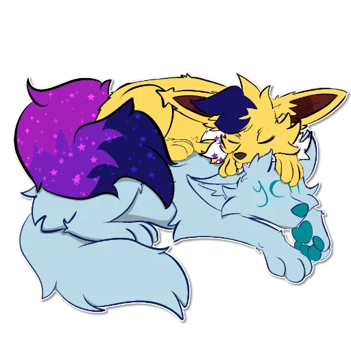 😴 Стикер «Jolteon emotes» для Telegram