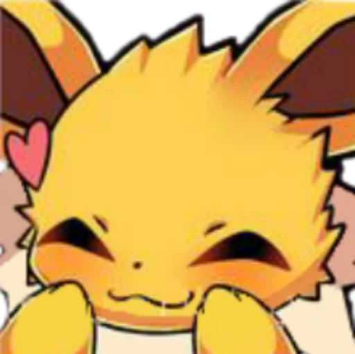 🥰 Стикер «Jolteon emotes» для Telegram