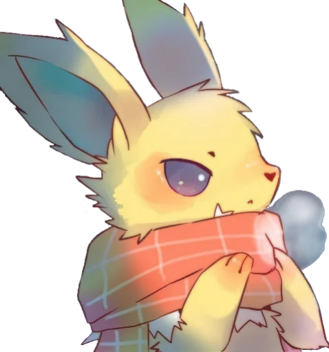 🧣 Стикер «Jolteon emotes» для Telegram