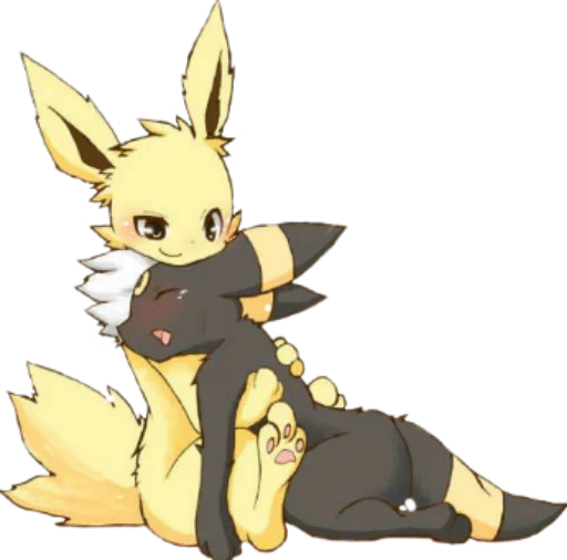 🖤 Стикер «Jolteon emotes» для Telegram