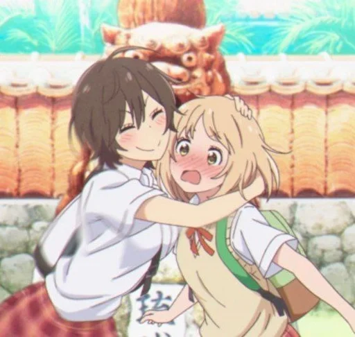 💞 Стикер «Касэ и Пурпурный вьюнок» для Telegram