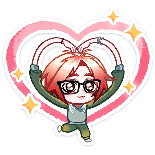 🌟 Стикер «Кэнси и Каспер» для Telegram