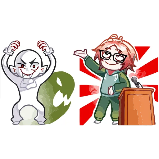 🙂 Эмодзи «Каспер» для Telegram