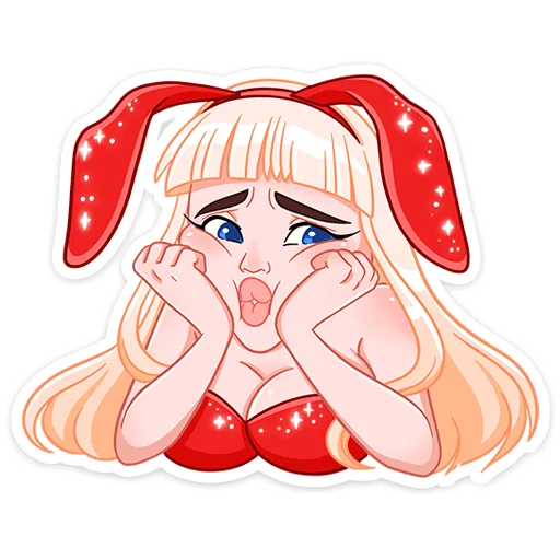 😢 Стикер «Каталина без надписей» для Telegram