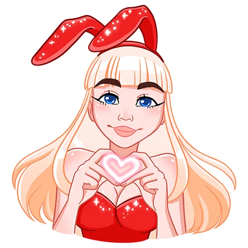 ❤ Стикер «Каталина без надписей» для Telegram