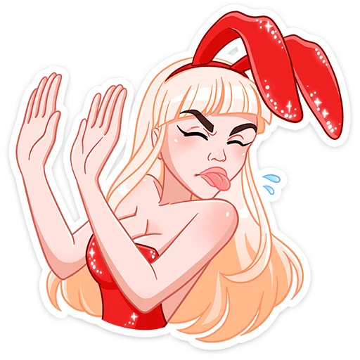 😝 Стикер «Каталина без надписей» для Telegram