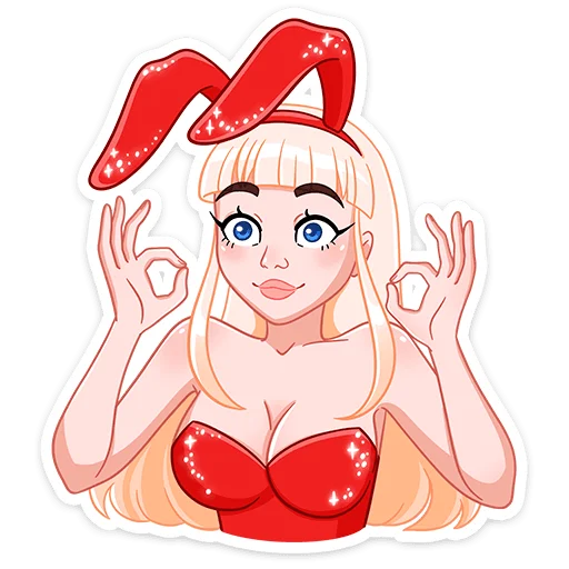 👌 Стикер «Каталина без надписей» для Telegram