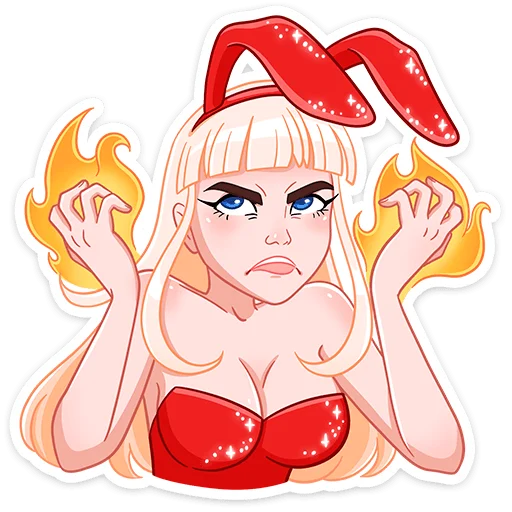 😡 Стикер «Каталина без надписей» для Telegram