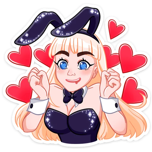 ❤ Стикер «Каталина без надписей» для Telegram