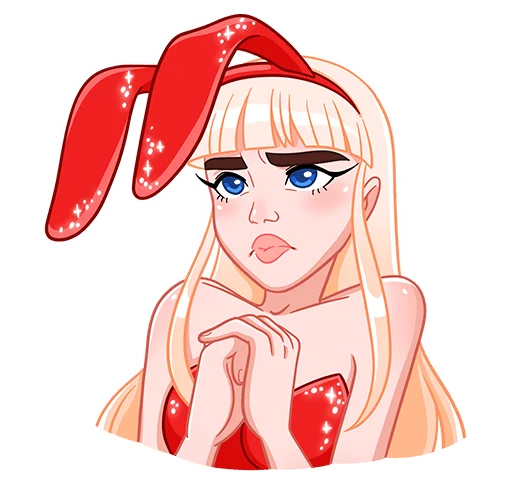 😕 Стикер «Каталина без надписей» для Telegram