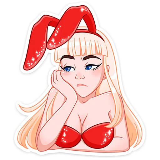 😕 Стикер «Каталина без надписей» для Telegram