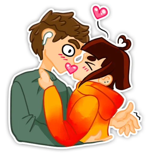 🥰 Стикер «KATE VLAD» для Telegram