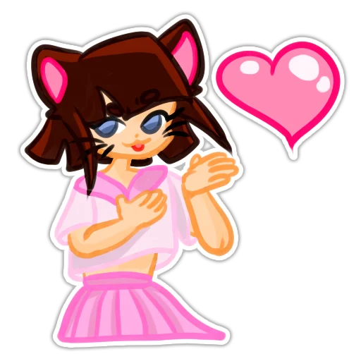 😘 Стикер «KATE VLAD» для Telegram