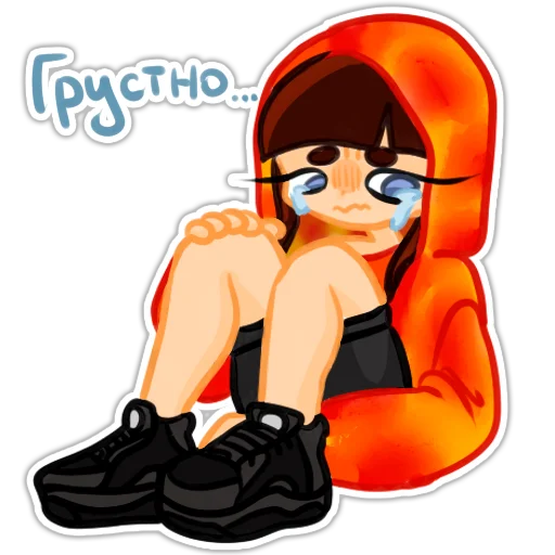 😢 Стикер «KATE VLAD» для Telegram