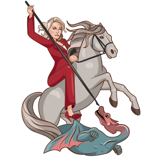 Стикерпак Katya Gordon для Telegram