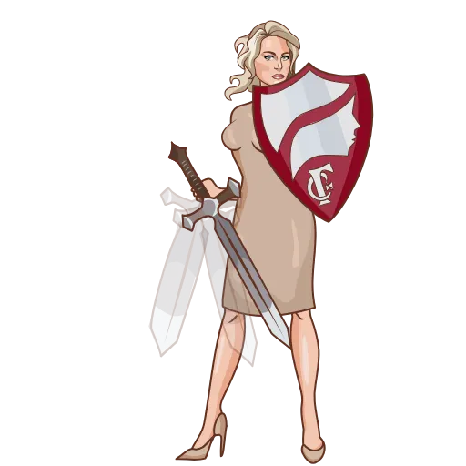 🗡 Стикер «Katya Gordon» для Telegram