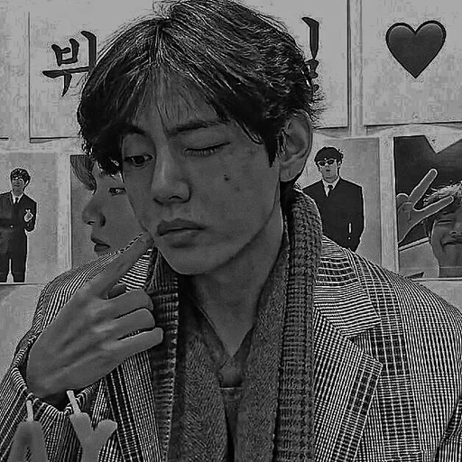 🦇 Стикер «TAEHYUNG DARK» для Telegram