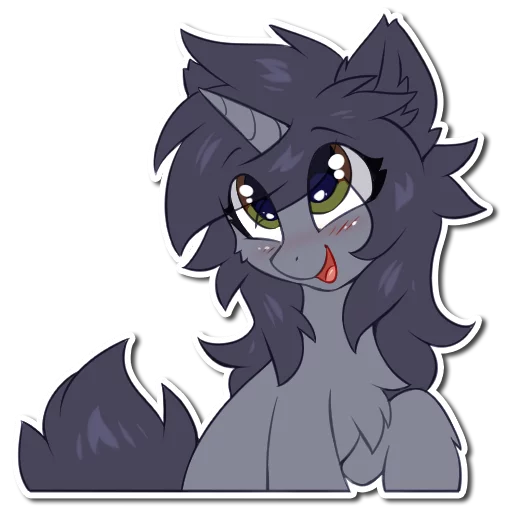 ☺️ Стикер «Kate the unicorn» для Telegram