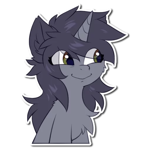 🙃 Стикер «Kate the unicorn» для Telegram