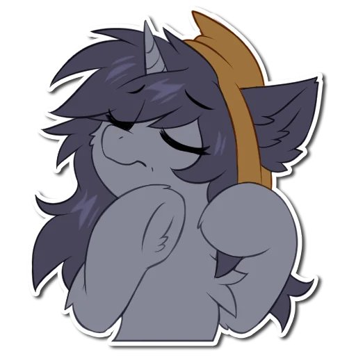 👌 Стикер «Kate the unicorn» для Telegram