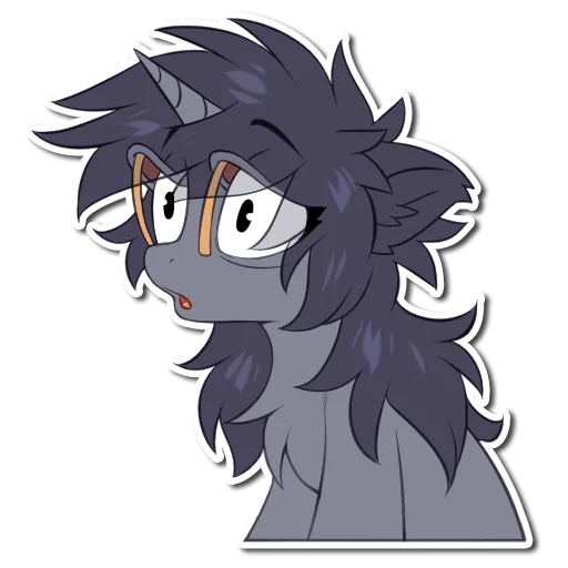 🤤 Стикер «Kate the unicorn» для Telegram