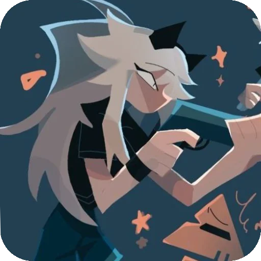 🔳 Стикер «Katie» для Telegram