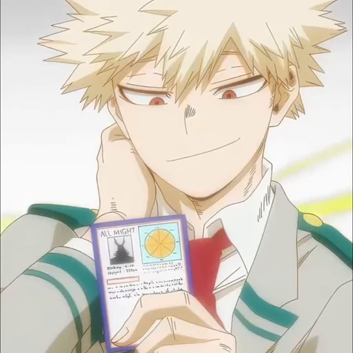💥 Стикер «Katsuki Bakugo» для Telegram