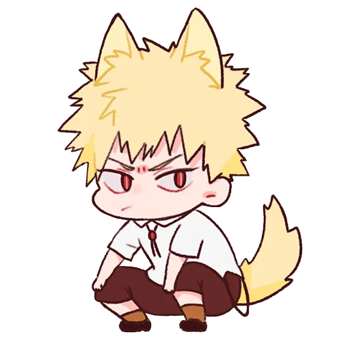 😒 Стикер «Bakugou Katsuki» для Telegram