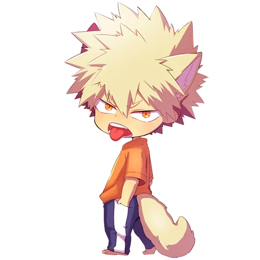 😛 Стикер «Bakugou Katsuki» для Telegram