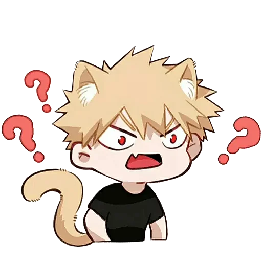 ❓ Стикер «Bakugou Katsuki» для Telegram