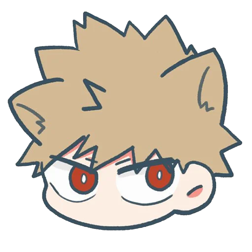 😶 Стикер «Bakugou Katsuki» для Telegram
