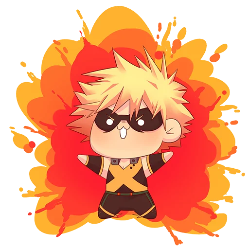 💥 Стикер «Bakugou Katsuki» для Telegram