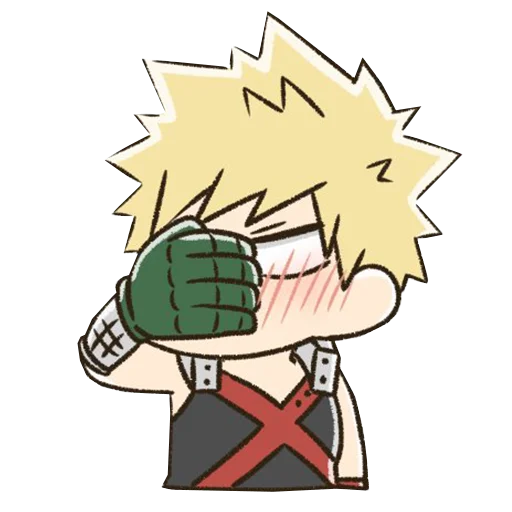 🤭 Стикер «Bakugou Katsuki» для Telegram