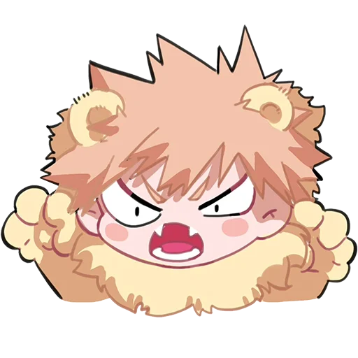 🦁 Стикер «Bakugou Katsuki» для Telegram