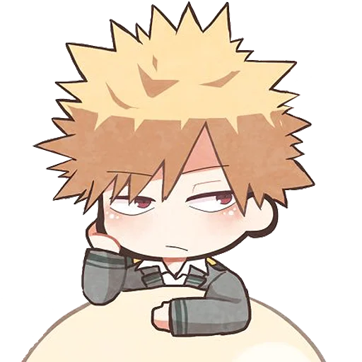 😕 Стикер «Bakugou Katsuki» для Telegram
