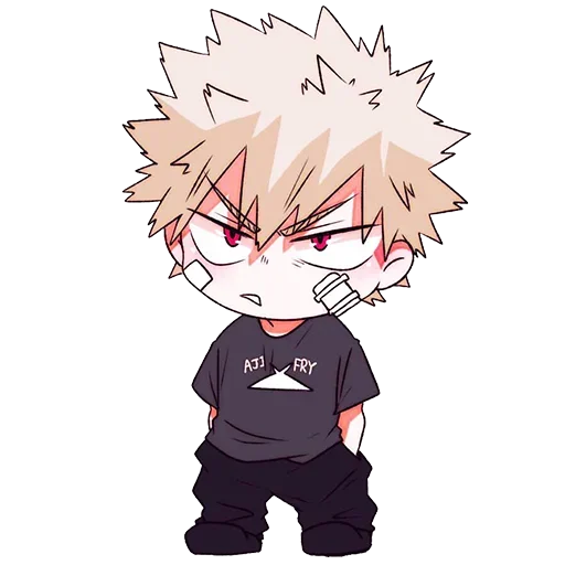 😒 Стикер «Bakugou Katsuki» для Telegram