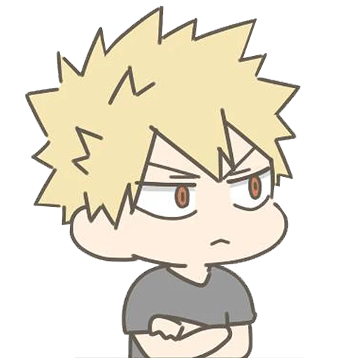 😕 Стикер «Bakugou Katsuki» для Telegram