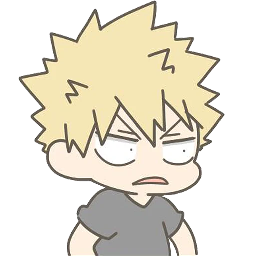 😐 Стикер «Bakugou Katsuki» для Telegram