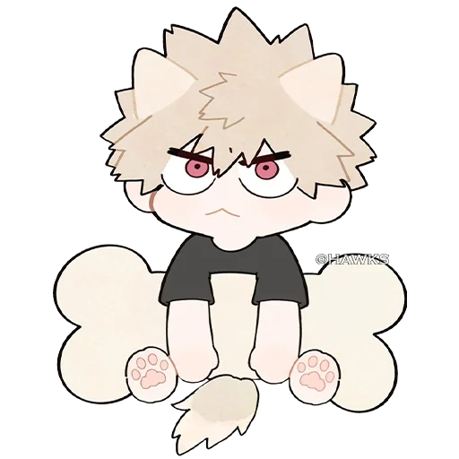 🦴 Стикер «Bakugou Katsuki» для Telegram