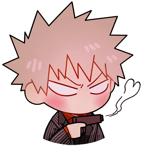 🔫 Стикер «Bakugou Katsuki» для Telegram