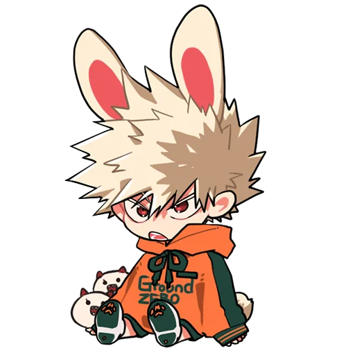 🐰 Стикер «Bakugou Katsuki» для Telegram