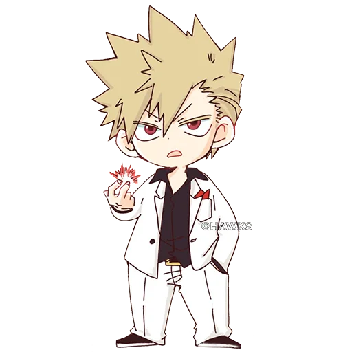💥 Стикер «Bakugou Katsuki» для Telegram