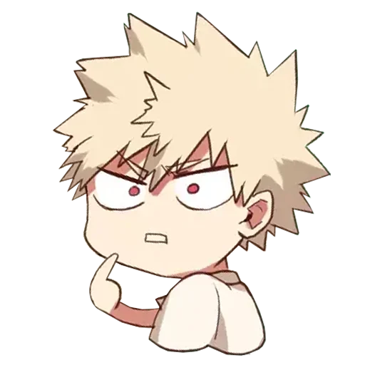 🤨 Стикер «Bakugou Katsuki» для Telegram