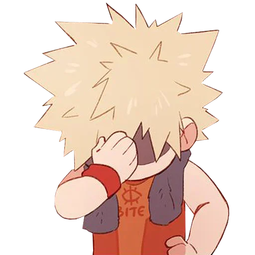 🤦 Стикер «Bakugou Katsuki» для Telegram