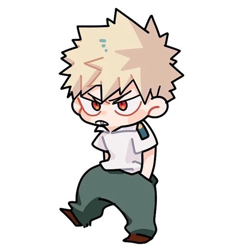 😠 Стикер «Bakugou Katsuki» для Telegram