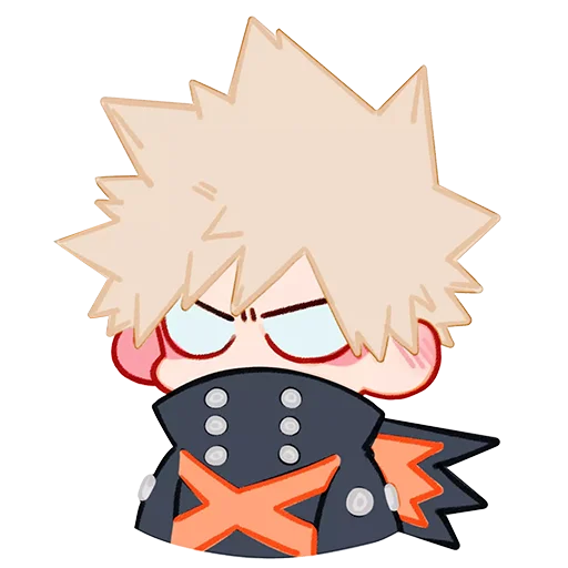 😶 Стикер «Bakugou Katsuki» для Telegram
