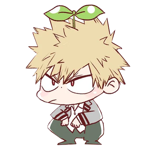 😕 Стикер «Bakugou Katsuki» для Telegram