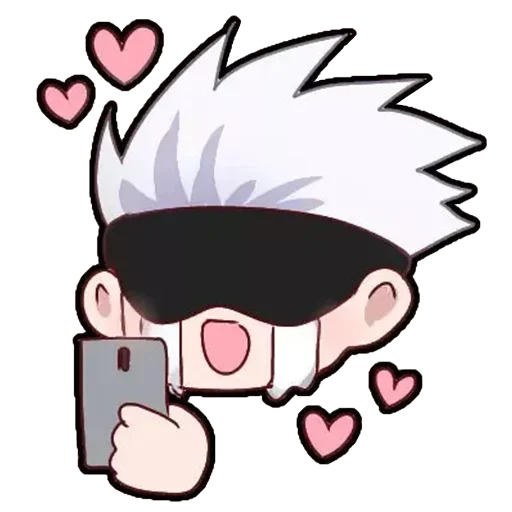 🌐 Стикер «Satoru Gojo Сатору Годзе» для Telegram