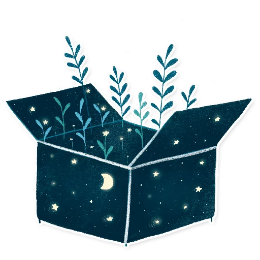 🌿 Стикер «Starlight Night» для Telegram