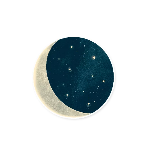 🌔 Стикер «Starlight Night» для Telegram
